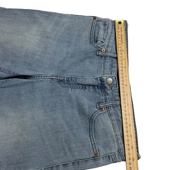 Lucky Brand Jeans Womens Size 6 Blue Ave Crop Mid Rise Stretch Step Hem Denim - Picture 10 of 12